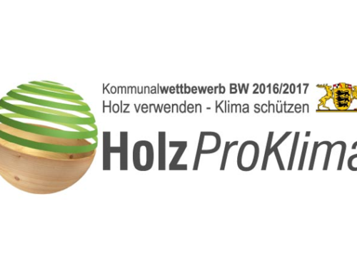Ankündigung: Kommunalwettbewerb HolzProKlima BW 2016/2017